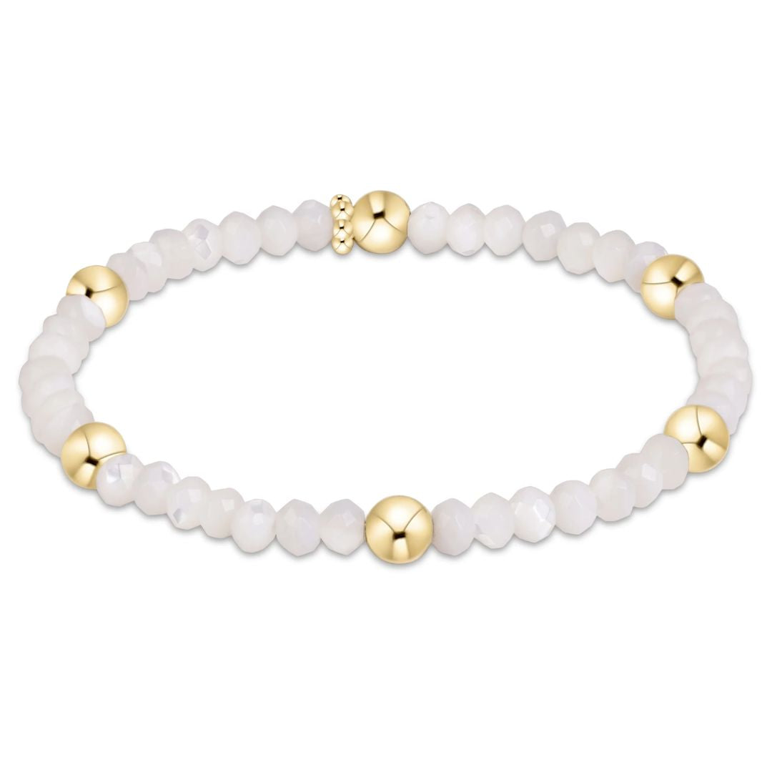 E Newton Presence Gemstone 4MM Bracelet