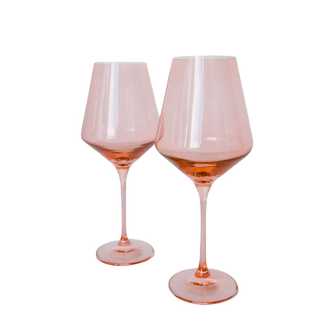 Estelle Colored Wine Stemware Set of 2