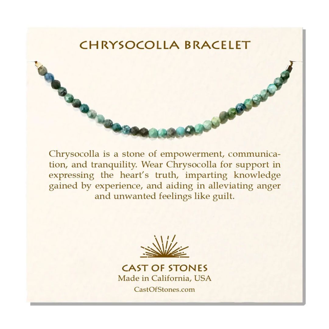 Cast of Stones Chrysocolla Bracelet