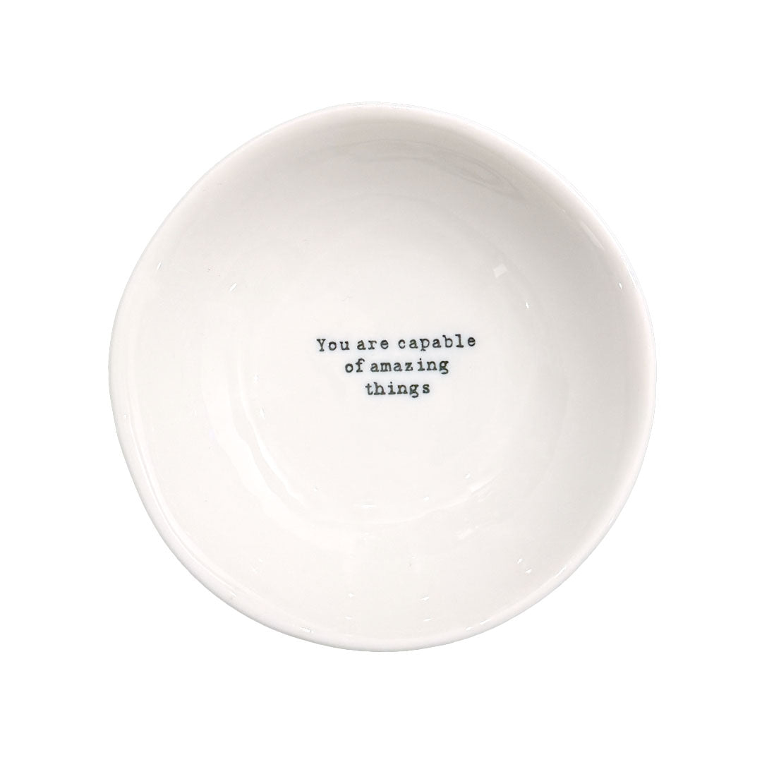Large Round Porcelain Bowl
