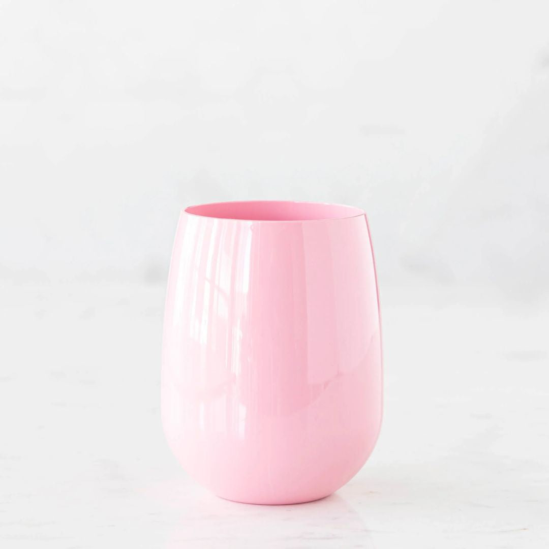 Hester & Cook Opaque Stemless Wine Symglass w/ Vinyl