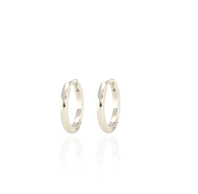 Kris Nations Classic Hinged Huggie Hoop Earrings