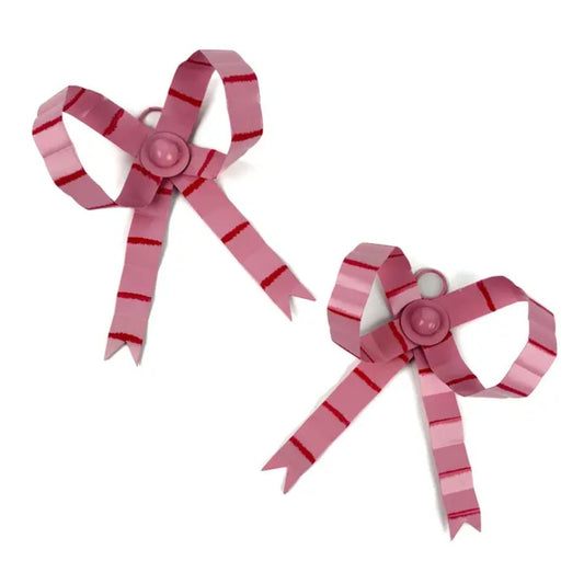 Small Metal Bow Ornaments