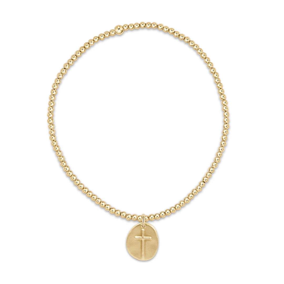 E Newton Classic Gold w/ Disc Bracelet