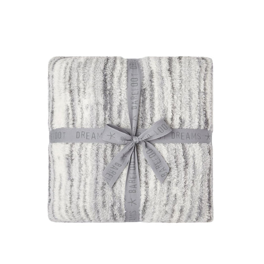 Barefoot Dreams Space Dye Border Throw