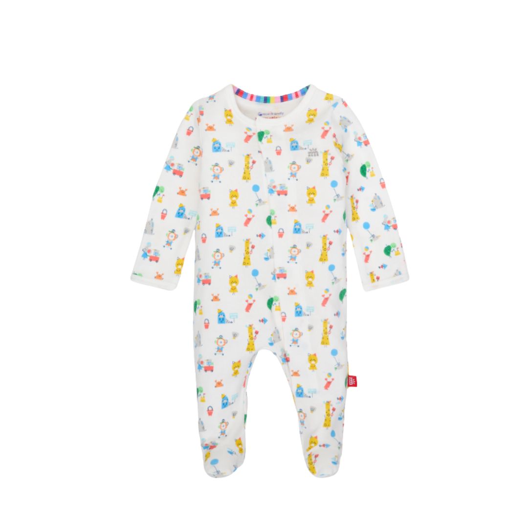 Magnetic Me Organic Cotton Footie
