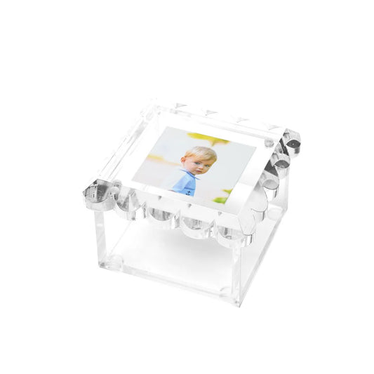 Square Scallop Photo Box