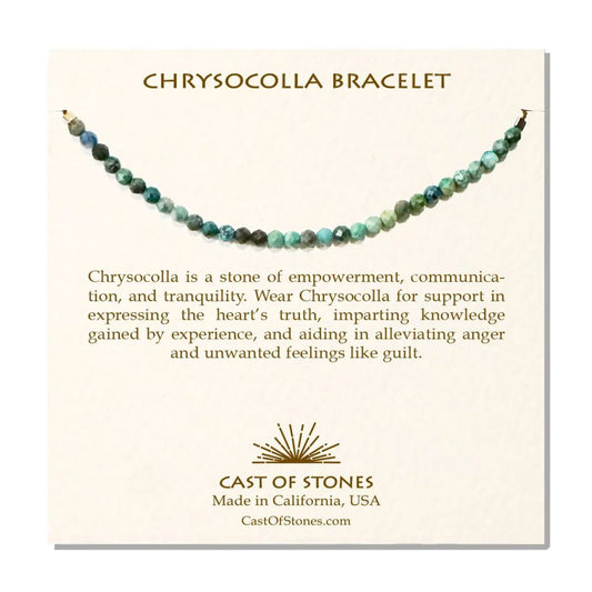 Cast of Stones Chrysocolla Bracelet