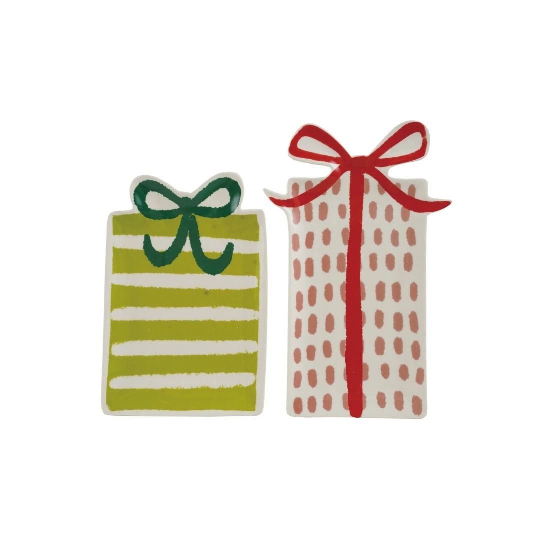 Gift Box Shaped Plates