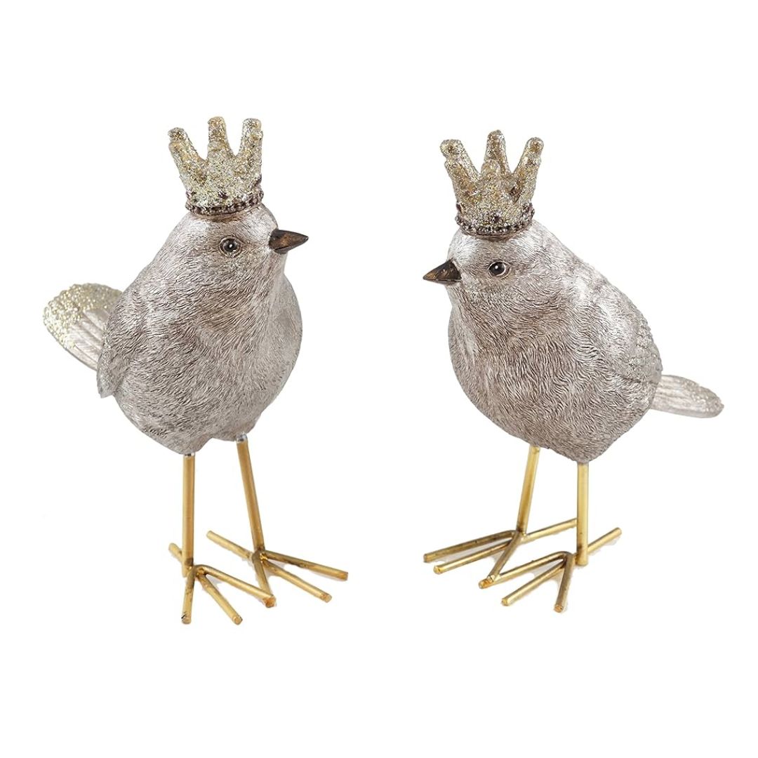 Holiday Bird with Crown