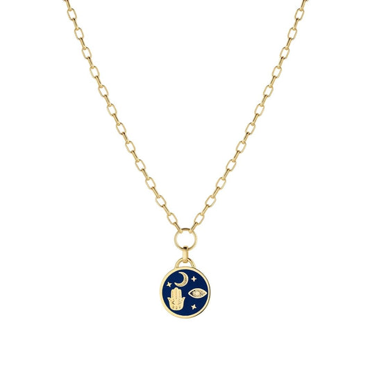 Gorjana Good Vibrations Coin Necklace