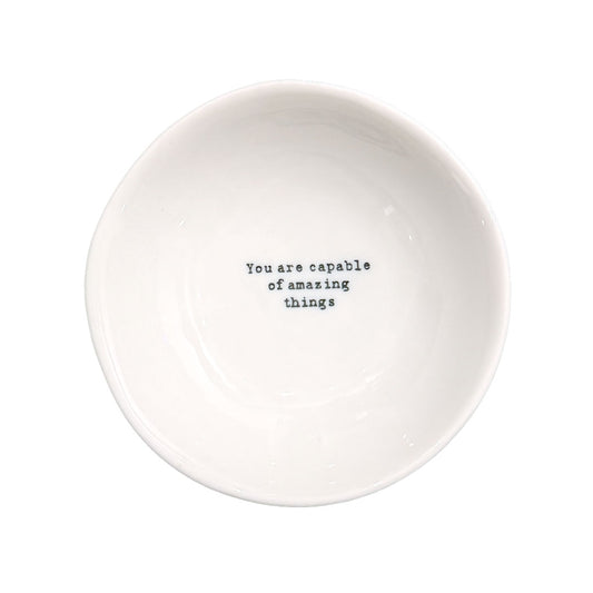 Large Round Porcelain Bowl